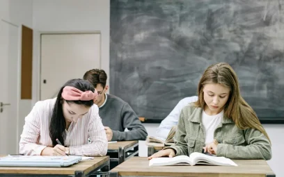 Une épreuve anticipée Bac de mathématiques en Première à Quimper